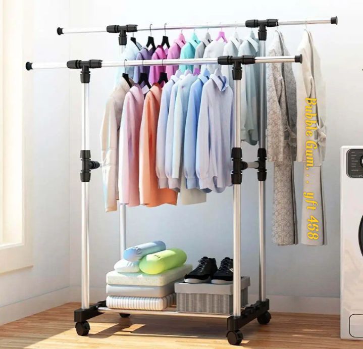 Double pole Stillness Still cloth Rack. | Daraz.com.bd