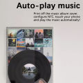 White NFC Stickers Protocol ISO14443A13.56MHz NTAG 213 215 Universal Label RFID Tags and All NFC Phones 25mm. 