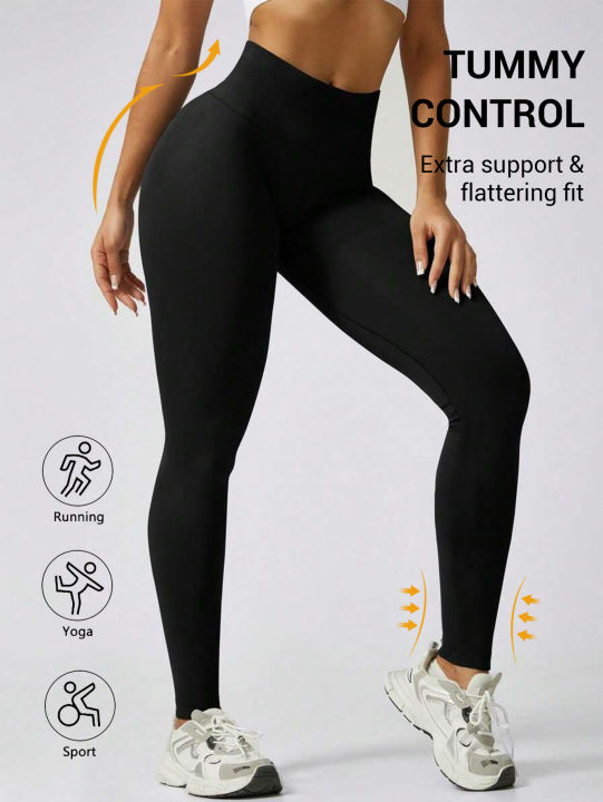 Womens%20Daily%20Athletic%20High%20Waist%20Skinny%20Leggings%20Tummy%20Control%20Hip%20Lifting%20Stretch%20Pants%20For%20Yoga%20Fitness%20Running%20Cycling%20-%20Image%204