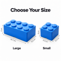 Building Blocks Storage Box Desktop Makeup Cosmetic Box Space Saving Office Storage Box for Jewelry Sundries Pen. 
