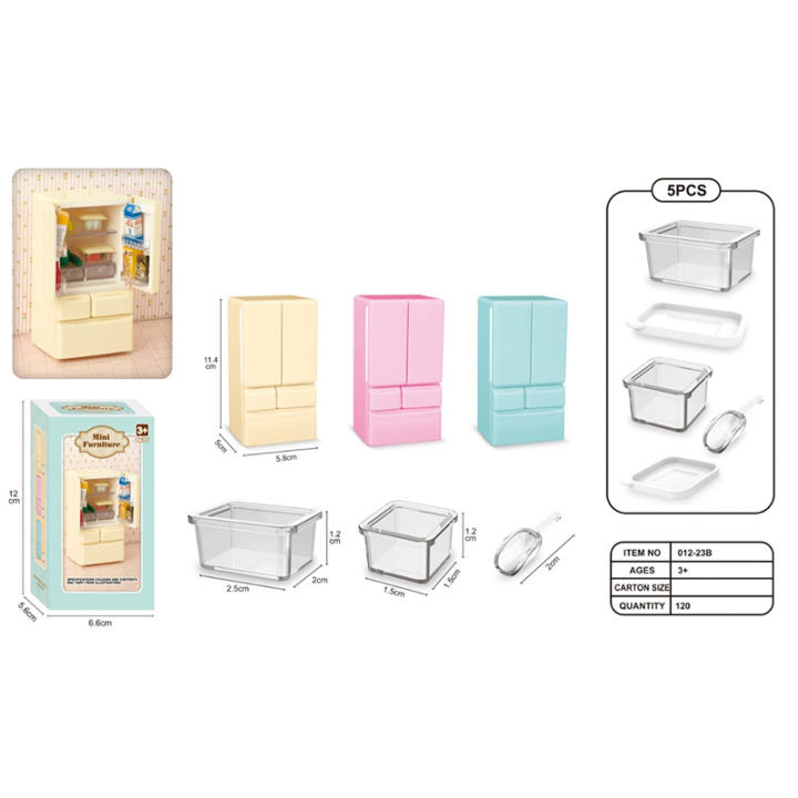 1:12%20Dollhouse%20Miniature%20Single/Double%20Door%20Refrigerator%20Supermarket%20Freezer%20Model%20Kids%20Pretend%20Play%20Toys%20Doll%20House%20Accessories%20-%20Image%204