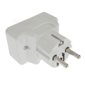 White Portable Universal Wall Aocket EU US UK Extension Socket 250V 6A 10A 125V Power Converter Plug Adapter with on off Switch.