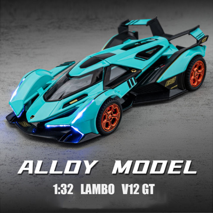 1:32 Simulation LAMBO V12 GT Alloy Sport Cars Toy Diecasts Vehicles ...