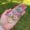 painted stone's. 