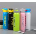 Best Beautiful Sports Water Bottles 500ML Sport Thermos Water Bottle Thermo Mug Stainless Steel Vacuum Flask Mug with Straw Insulation Cup Water Jug Drinking Bottle. 
