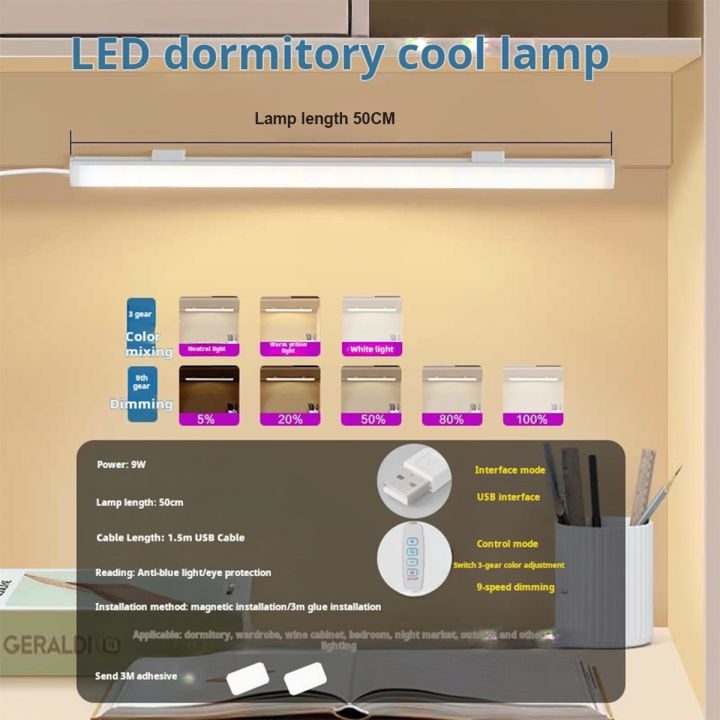 Led%20Light%20Tube%20Reading%20Lamp%20Learning%203colors%20Leds%20Night%20With%20Magnetic%20Usb%20Plug%2020cm-50cm%20Strip%20Dimmable%20Bar%20Desk%20Bedside%20Cabinet%20-%20Image%207