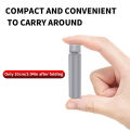 Portable Compact Charcoal Folding Toothbrush - Perfect for TravelCamping, and Hiking - Easy to Take and Efficient Teethbrush.