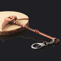 The Seven Deadly Sins Keychain Meliodas Sword Pendant Key Ring Car Bag Keychains Key Holder Weapon Jewelry Gift for Men Women. 