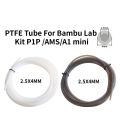 Mini 3D Printer PTFE Pipe 1.75mm Bambulab Ptfe Tube 4m White Grey AMS LITE for Bambu Lab Ptfe Tube 2.5mm 4mm Filament Parts. 