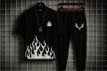 FASHIONABLE SUMMER  ( HAPPY FACE  PTINTED TRACKSUIT+ NIKKAR ) FOR BOYS AND MEN. 