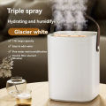 1 set of three nozzle night light humidifier 1.8L large capacity double filter aromatherapy machine mute bedroom car mounted spr. 