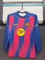 Barcelona new home kit 25/26 full sleeves jersey. 