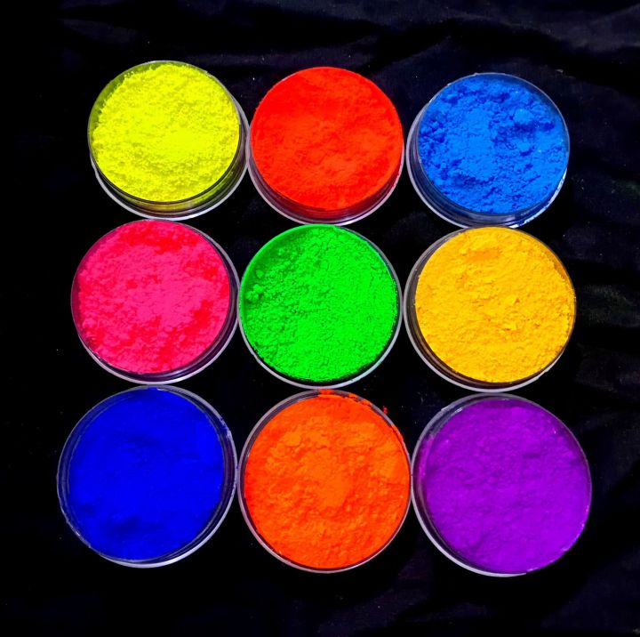 Mate Color powder 9 colors 8 to10g for art and craft | Daraz.pk