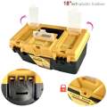 Tool Box Plastic Portable Storage With Removable Tray & Carrying Handle suitable For tool’s storage, Fishing accessories storage. 