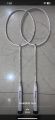 Timing Hong kong bedminton racket 30 lbs with gut and grip super light weight. 