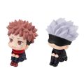 Cute Anime Jujutsu Kaisen Figure Itadori Yuji Gojo Satori Fushiguro Megumi Kugisaki Kawaii Toy Car Decoration PVC Model . 