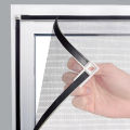 Magnetic Window Mosquito Net DIY Mesh Tulle Invisible Screen Curtain Customize Anti Insect Fly Flies Net, Lock Buckle.