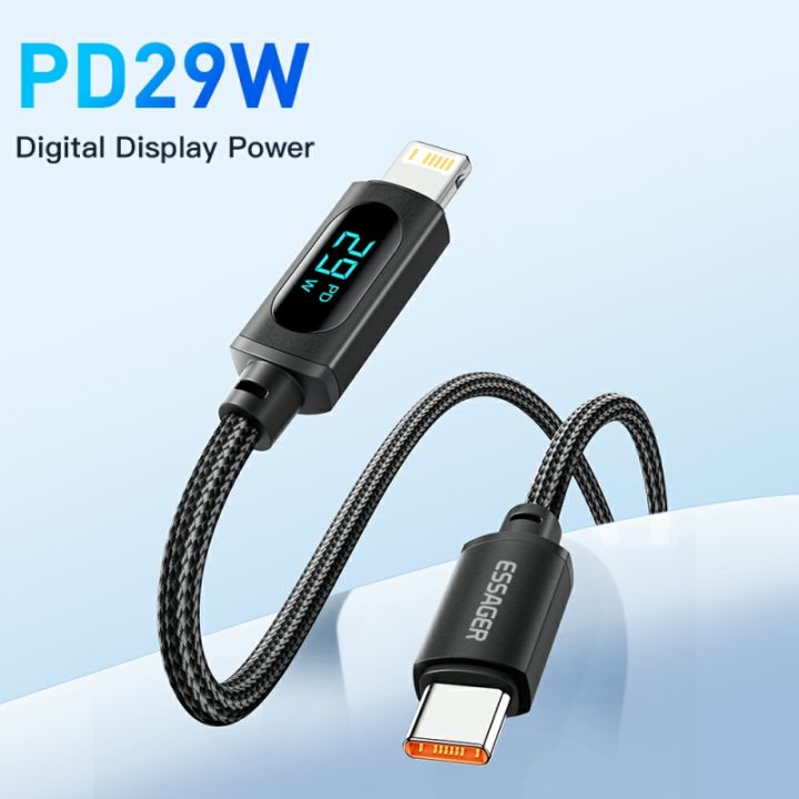 Essager%20USB%20Type%20C%20Cable%20For%20iPhone%2014%2013%2012%2011%20Pro%20Max%20XS%20Xr%20PD%2029W%20Fast%20Charge%20Charger%20Lightning%20Wire%20Cord%20For%20iPad%20Macbook%20-%20Image%202