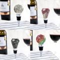 10 Pcs Thread Wine Bottles Metal Stoppers Set,Blank Bottles Stopper Gifts for Wedding Wine Party. 