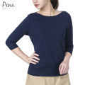 Pena house three-quarter sleeve basic T-shirt pstl001. 