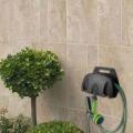 Hose Holder Wall Mounted Durable Hose Hooks Metal Hose Hanger Durable Hose Hooks Metal Water Hose Holder for Outside Hose. 