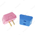 1 Turn 3 Socket US Plug United States Japan Canada India Travel Power Converter Charger Wall Socket Adapter Power Conversion. 