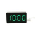 LED Electronic Watch Mirror Alarm Clock Home Furnishings Smart Small Tools Desk Digital Bedroom Decoration Table And Accessory. 