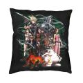 Luxury Final Fantasy Throw Pillow Cover Home Decor Custom Square Fantasy Video Game Cushion Cover 40x40cm Pillowcover for Sofa. 