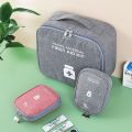 Family First Aid Kit Portable Outdoor Travel Storage Bag Household Large Capacity Layered Medicine Storage Bag. 
