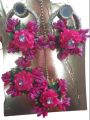 Handmade flower Earrings / Bindi / Ring / MEHNDI SETS / MAIYUN SET THREE PIECE ARTIFICIAL FLOWER SET. 