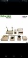 Desktop marble office table set 8 pieces for office tables. 