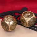 Rotating Six-Faced Chinese Lucky Coin Spinner Fidget Toy Stress Anxiety Relief Sensory Focus Tool For Birthday  . 
