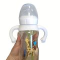 Little-hand Silicone Universal Baby Bottle Handle Sleeve, Multi-functional Soft Handle for Most Normal Neck Bottles. 