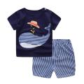  Toddler Boy Kids Clothes Lion Print Short Sleeve T-shirt + Shorts 2 Piece Set Baby Boy Girl Cloths Outfit. 