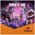 Free fire 35 Diamonds only player UID need. 