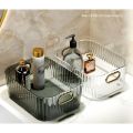 Makeup Organizer Acrylic Box Stackable Transparent Cosmetic Storage Basket for Desk Green Drawer Skin Care Holder Reusable Plastic Facial Mask Rack Durable Sorting Bin Sundries Container Desktop Beauty Display Case Without Lid. 