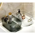 Makeup Organizer Acrylic Box Stackable Transparent Cosmetic Storage Basket for Desk Green Drawer Skin Care Holder Reusable Plastic Facial Mask Rack Durable Sorting Bin Sundries Container Desktop Beauty Display Case Without Lid. 