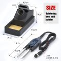 T12 Soldering Station Tweezers Handle For Handskit STM 32 Soldering Station Temp Adjust Portable Home Electronics Repair Tool. 