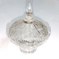 1 piece candy (sugar) pot with lid,for use nimko,biscuits,sugar,etc, clear shesha clear glass. 