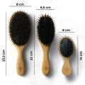 Forestal boar bristle hair brush (Beechwood). 
