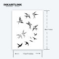 Flock of Birds temporary tattoo sticker, waterproof magic tattoo, lasts to 15 days fake tattoo, semi permanent tattoo.. 