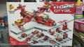 Panlos Brick City Fire Brigade 12 In 1 Lego Building Blocks Toy. 
