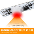 Motion Sensor Switch Module 3A IR Infrared Induction Body Sensor Detector Controller Switch DC12/24V Finger Hand Sweep PIR. 
