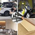 100/20PCS Nylon Universal Cable Ties Buckles Plastic Flange Zipper Straps Heavy-Duty Self-Locking Bracket Clamp Car. 