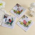 6 Pack of Women's Handkerchiefs, Classic Animal Handkerchiefs, Pure Cotton Handkerchiefs, Wedding Bride and Groom Souvenirs, Flap Pocket Pants Scarf, Placemat.