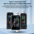 10 in 1 USB Type-C Voltmeter Ammeter Capacity Tester DC 4.5~36V 0-8A Multiple Fast Charging Protocols Automatic Detection pen gpt. 