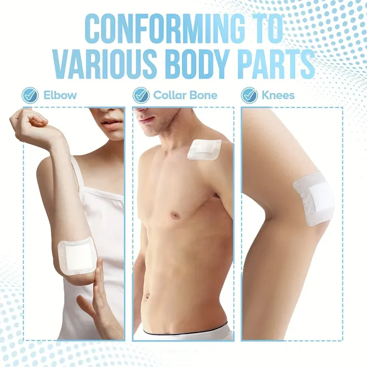 50pcs%20Large%20Size%20Hypoallergenic%20Non-woven%20Medical%20Adhesive%20Wound%20Dressing%20Band%20Aid%20Bandage%20Large%20Wound%20First%20Aid%206*7cm%20-%20Image%207