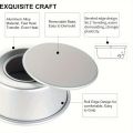 4/6/8/10 Inch Aluminum Round Cake Bakeware Removable Bottom Chiffon Cake Die for Aluminum Baking Cake Mold Pan Cake Tin.