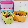 Baby Cartoon Toy Storage Box Children's Storage Box Plastic Clothes Storage locker. 