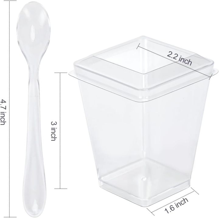 20PCS%20Plastic%20160ml%20Dessert%20Cups%20with%20Lids%20Spoons%20Pudding%20Cup%20Dessert%20Cake%20Cup%20Appetizer%20Jelly%20Yogurt%20Mousse%20Dessert%20Baking%20Cup%20-%20Image%203